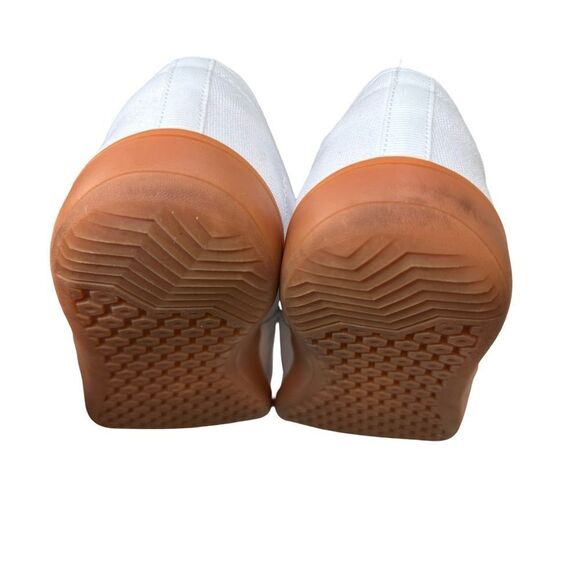 WHITIN White Wide Canvas Barefoot Sneakers | Zero Drop Sole | Minimalist Sz 10 W - Picture 10 of 16